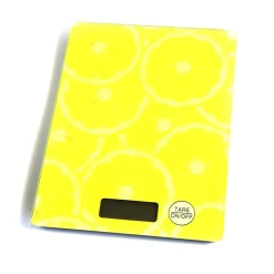 BILANCIA DIGITALE LCD PIATTO RIPIANO IN VETRO DA CUCINA 5KG DA1GR A 5KG FANTASIA