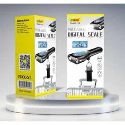 BILANCIA DIGITALE PORTATILE PER BAGAGLI FINO A 50KG METRO TORCIA DISPLAY Q-T158