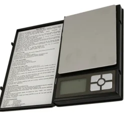 BILANCIA ELETTRONICA PIEGHEVOLE NOTEBOOK 11085 500g x 0.1g TASCABILE 90x115MM
