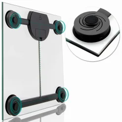 BILANCIA PESAPERSONE DIGITALE ULTRASOTTILE IN VETRO PESA PERSONE MAX. 180 KG