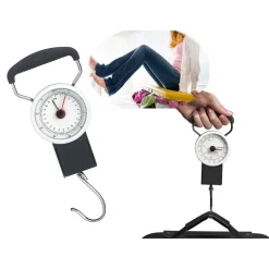 BILANCIA PORTATILE PESA VALIGE ZAINI E BAGAGLI CON METRO PER PESCA CON GANCIO