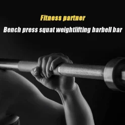 BILANCIERE BARRA ASTA DA 1,8 MT PALESTRA CON ANELLI BLOCCAGGIO SOLLEVAMENTO PESI