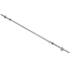 BILANCIERE BARRA ASTA DA 1,5 MT PALESTRA CON ANELLI BLOCCAGGIO SOLLEVAMENTO PESI