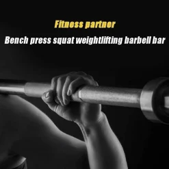 BILANCIERE BARRA ASTA DA 1,5 MT PALESTRA CON ANELLI BLOCCAGGIO SOLLEVAMENTO PESI