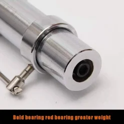 BILANCIERE BARRA ASTA DA 1,5 MT PALESTRA CON ANELLI BLOCCAGGIO SOLLEVAMENTO PESI