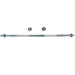 BILANCIERE MANUBRIO IN METALLO BARRA PER SOLLEVAMENTO PESI DA 1,2 MT CON COLLARI