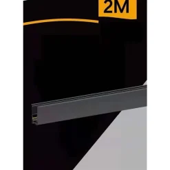 BINARIO MAGNETICO NERO 2MT 48V DA INCASSO PER FARETTI LED CON COPERTURA TK670-2M