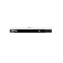 BINARIO 1MT ELETTRIFICATO 2POLI RINFORZATO MONOFASE NERO PER FARO PISTA-N BINA-N