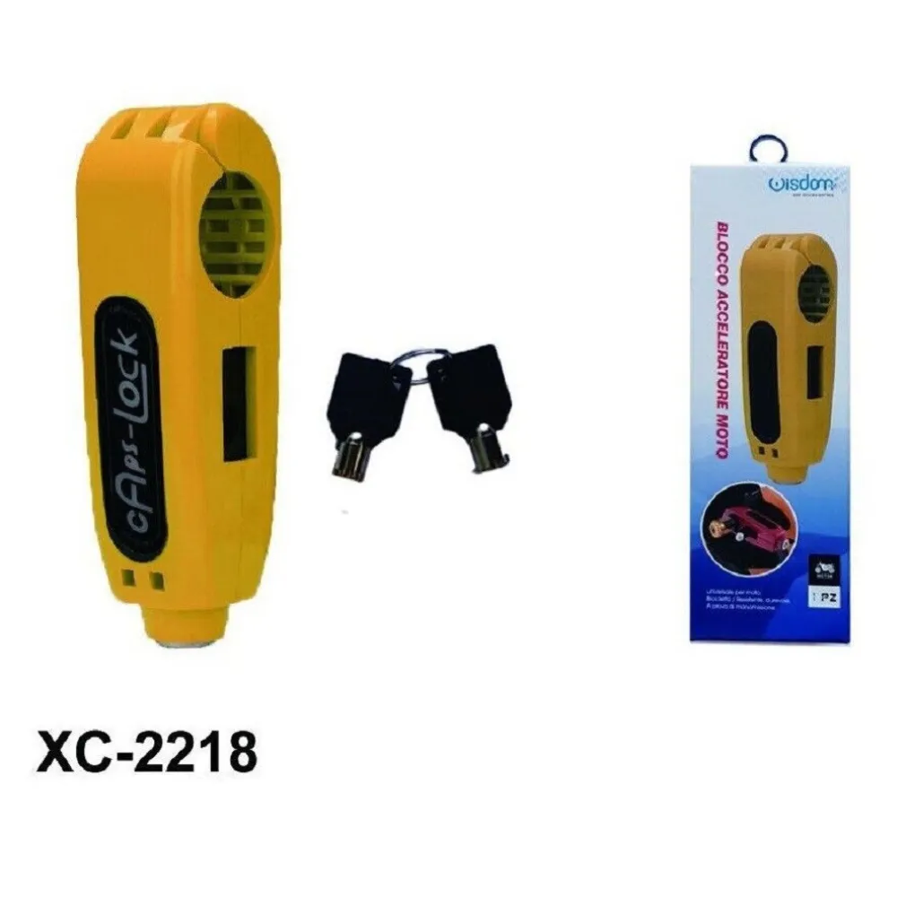 BLOCCO BLOCCA ACCELERATORE ANTIFURTO LUCCHETTO DI SICUREZZA MOTO FRENO XC-2218