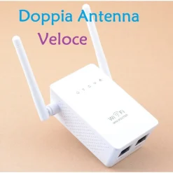 BOAS 750M Wireless-N LAN Wifi Ripetitore AP estensione Wifi 2.4G con 2 antenne