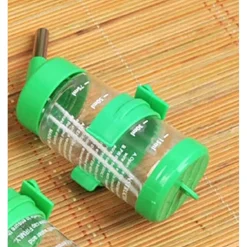 BORRACCIA CRICETI PICCOLI ANIMALI 80ML ACCIAIO PLASTICA DESIGN SFERA ANTIGOCCIA