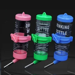 BORRACCIA CRICETI PICCOLI ANIMALI 125ML ACCIAIO PLASTICA DESIGN SFERA ANTIGOCCIA