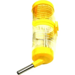 BORRACCIA CRICETI PICCOLI ANIMALI 125ML ACCIAIO PLASTICA DESIGN SFERA ANTIGOCCIA