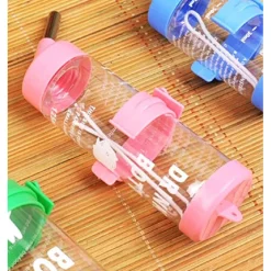 BORRACCIA CRICETI PICCOLI ANIMALI 125ML ACCIAIO PLASTICA DESIGN SFERA ANTIGOCCIA