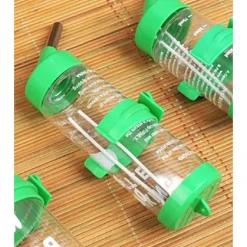 BORRACCIA CRICETI PICCOLI ANIMALI 125ML ACCIAIO PLASTICA DESIGN SFERA ANTIGOCCIA