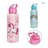 BORRACCIA IN PLASTICA CAPACITA' 750 ML DESIGN UNICORNO 7X25CM 2 MODELLI 0214164