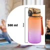 BORRACCIA SPORTIVA DA 500 ML CON CHIUSURA SALVAGOCCIA PER SPORT SCUOLA CAMPEGGIO