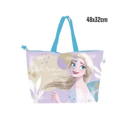 BORSA DA MARE DI ELSA PER DONNA E BAMBINA SHOPPING BAG FROZEN DISNEY