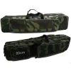 BORSA FODERO CUSTODIA PORTA CANNE DA PESCA 80CM CON 2 SCOMPARTI ZIP PIEGHEVOLE