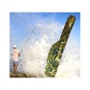 BORSA FODERO CUSTODIA PORTA CANNE DA PESCA 150CM CON 2 SCOMPARTI ZIP PIEGHEVOLE