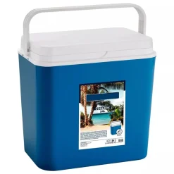 BORSA FRIGO PASSIVO PORTATILE GRANDE BLU 24LT ISOLATA PER CAMPEGGIO VIAGGIO PICNIC 860010