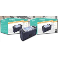 BORSA MANUBRIO BICICLETTA BICI TASCA TOUCH NAVIGATORE SMARTPHONE TRACOLLA ZX-9423