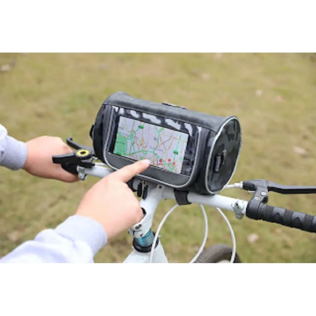 BORSA MANUBRIO BICICLETTA BICI TASCA TOUCH NAVIGATORE SMARTPHONE TRACOLLA ZX-9423