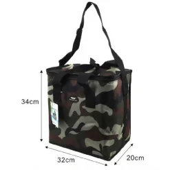 BORSA MILITARE TERMICA 22 LT MARE CAMPEGGIO ESCURSIONI PICNIC 32X20X34 CM 12811