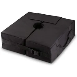 BORSA PER BASE OMBRELLONE DA GIARDINO STACCABILE QUADRATO AMPIA APERTURA MANIGLIE 020682