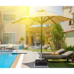 BORSA PER BASE OMBRELLONE DA GIARDINO STACCABILE QUADRATO AMPIA APERTURA MANIGLIE 020682