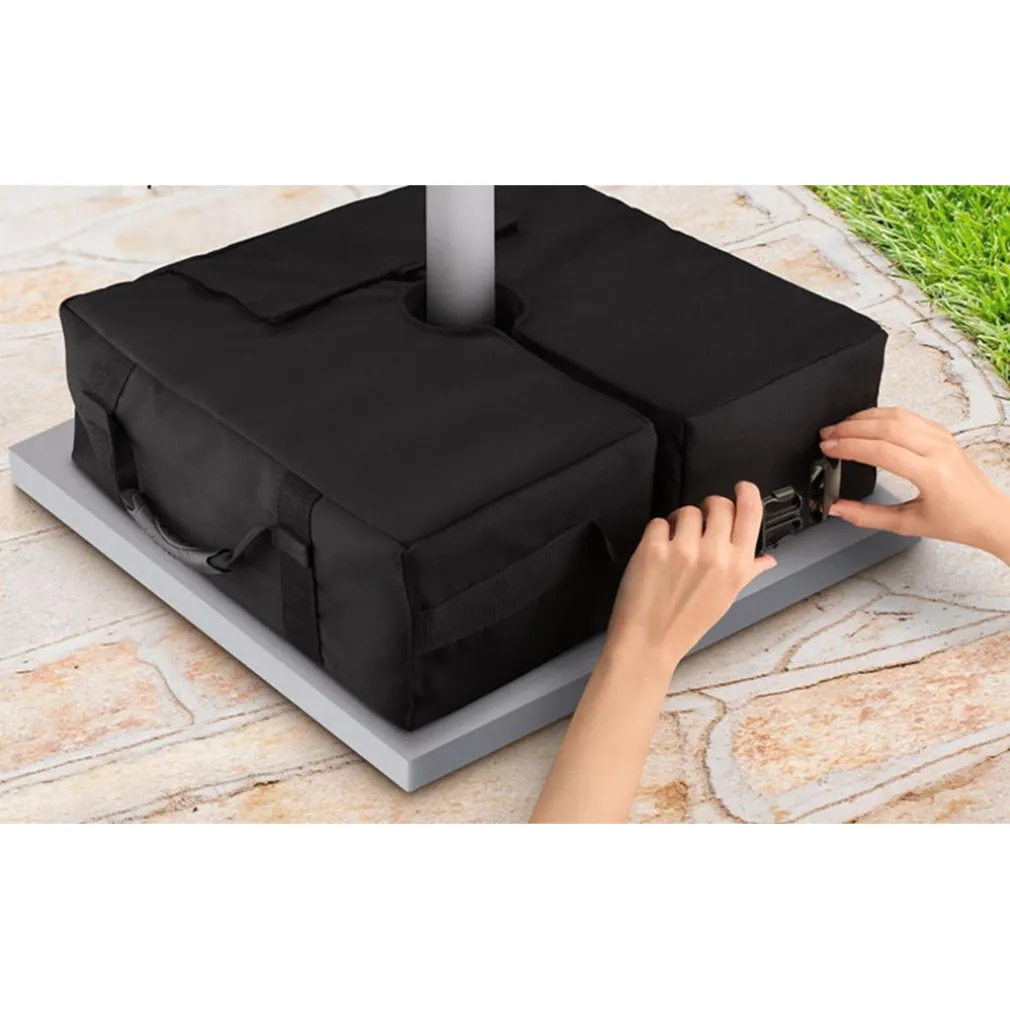 BORSA PER BASE OMBRELLONE DA GIARDINO STACCABILE QUADRATO AMPIA APERTURA MANIGLIE 020682