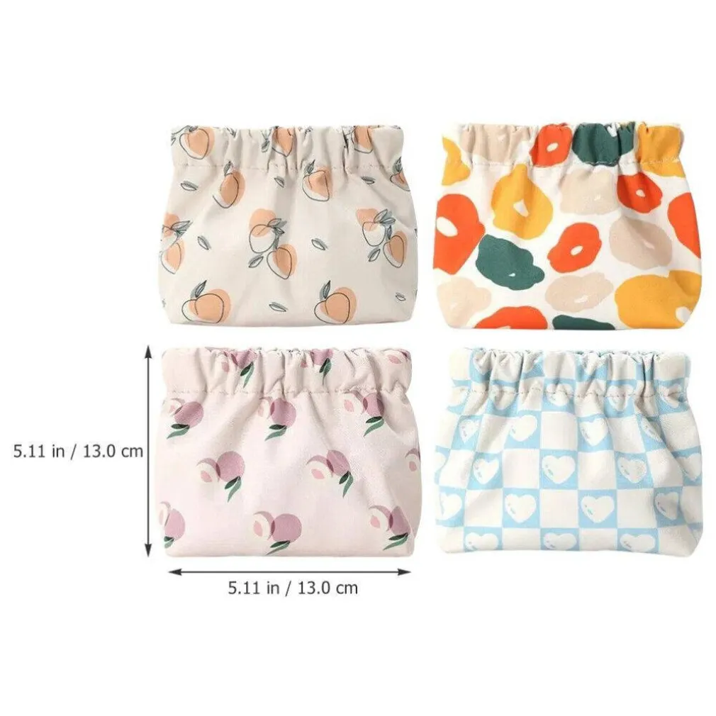 BORSA PER TRUCCO COSMETICI TASCABILE DONNE TOILETTE DECORATA VIAGGIO CAMPEGGIO