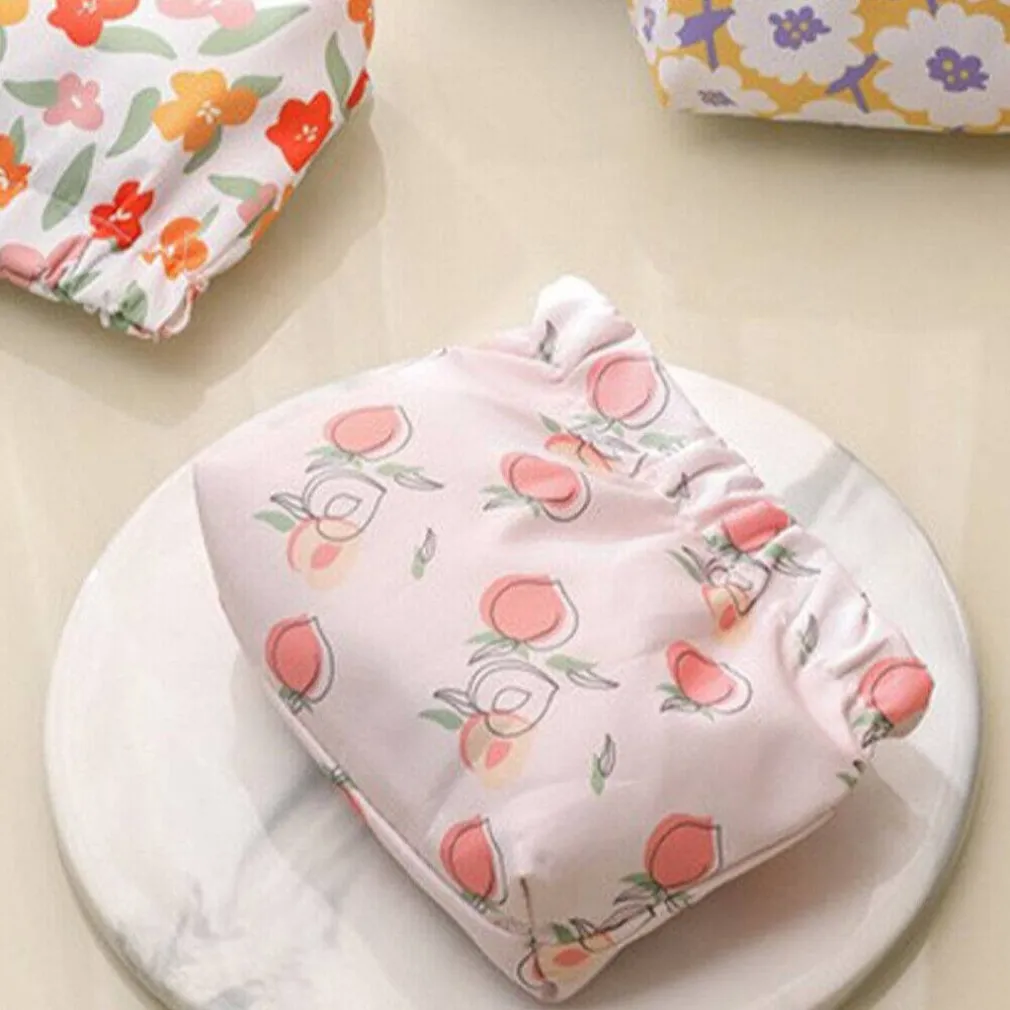 BORSA PER TRUCCO COSMETICI TASCABILE DONNE TOILETTE DECORATA VIAGGIO CAMPEGGIO