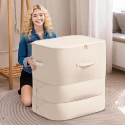 BORSA PORTAOGGETTI PER PIUMINO ORGANIZER A COMPRESSIONE CONTENITORE ANTIPOLVERE RESISTENTE