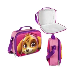 BORSA PRANZO PAW PATROL SKYE PORTA MERENDA TERMICA ISOLATA PER SCUOLA PICNIC