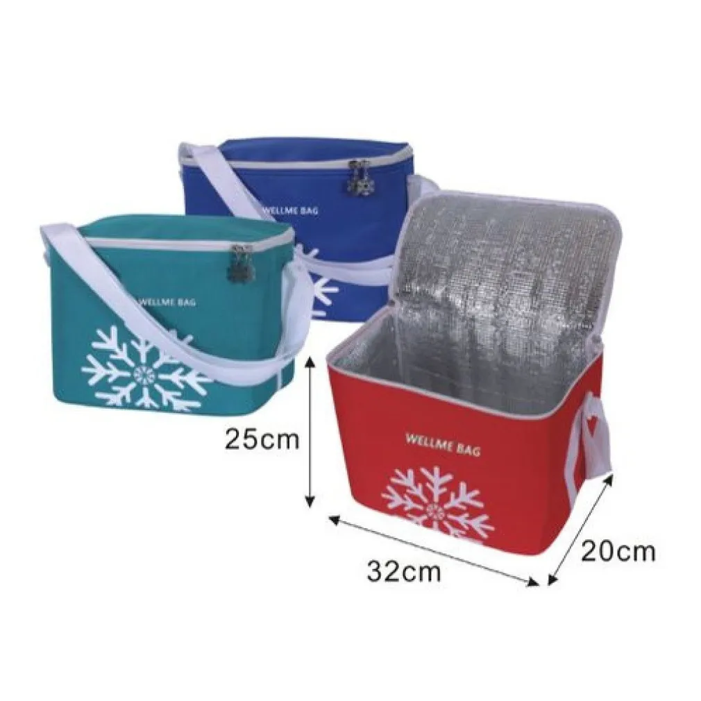 BORSA TERMICA 16 LT 32X20X25 CM FRIGO PORTA ALIMENTI PRANZO SPIAGGIA MARE 12835