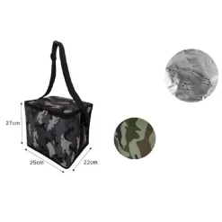 BORSA TERMICA FANTASIA MILITARE 15 LT 27X22X25CM PER MARE CAMPEGGIO PICNIC 12812