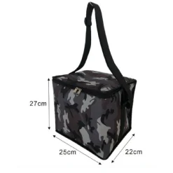 BORSA TERMICA FANTASIA MILITARE 15 LT 27X22X25CM PER MARE CAMPEGGIO PICNIC 12812