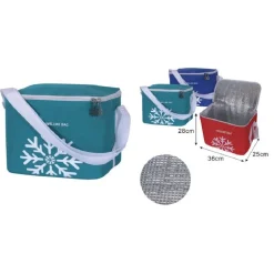 BORSA TERMICA FRIGO 25LT 36 X 25 X 28CM PORTA ALIMENTI PRANZO SPIAGGIA MARE 12836