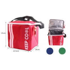 BORSA TERMICA 11LT 25X18X23.5CM FRIGO PORTA ALIMENTI PRANZO SPIAGGIA MARE 15298