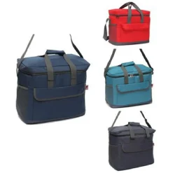 BORSA TERMICA PONZA 24LT. FRIGO SPIAGGIA VIAGGI 29X36X21CM 4 COLORI ASS. 087007