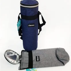 BORSA TERMICA PORTA BOTTIGLIE BEVANDE 1.5 LITRI FRIGO SPIAGGIA ESCURSIONE PICNIC