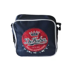 BORSA VIAGGIO SCUOLA RAGAZZI IN PELLE CON TRACOLLA 30 X 34 CM COLORE BLU