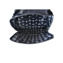 BORSA VIAGGIO SCUOLA RAGAZZI IN PELLE CON TRACOLLA 30 X 34 CM COLORE BLU