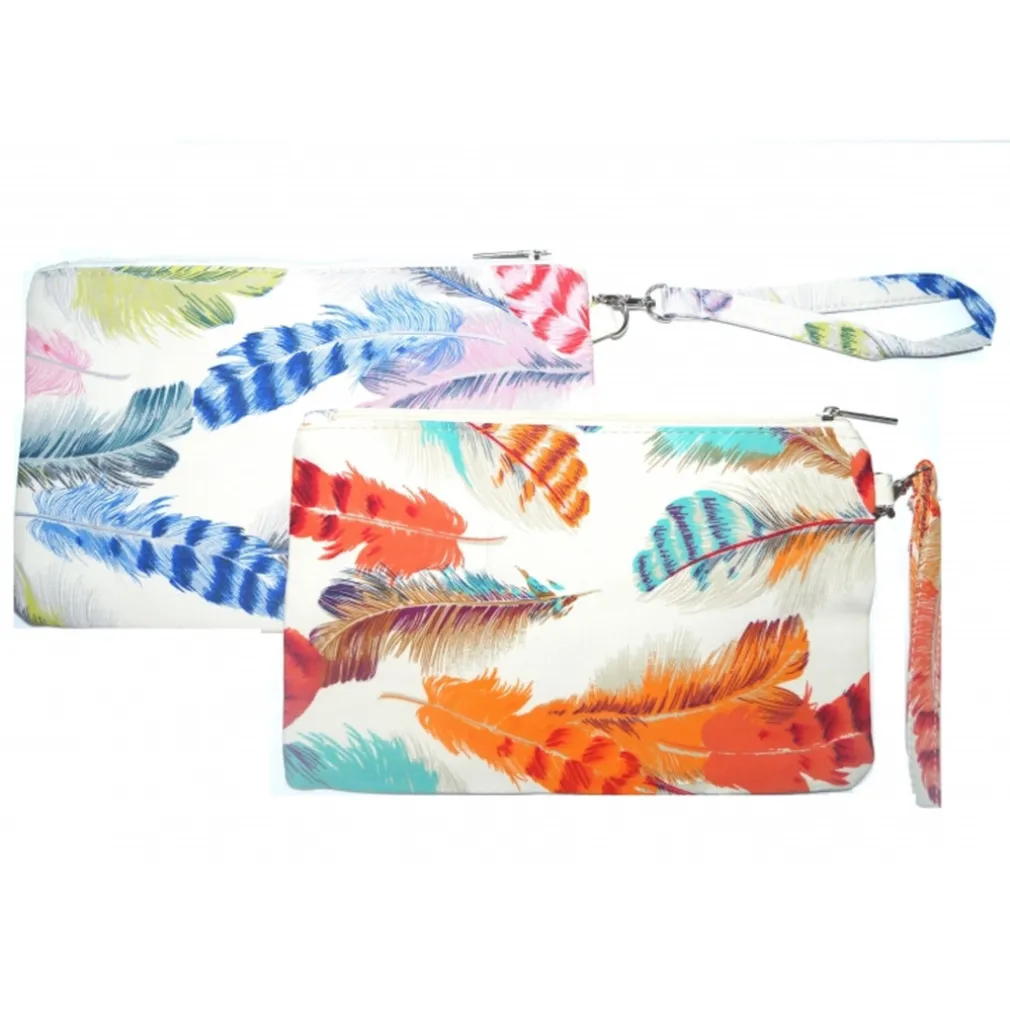 BORSETTA POCHETTE MAKE UP BORSELLO PORTAMONETE PORTA OGGETTI TRUCCO PENNELLI