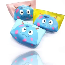 BORSETTA POCHETTE MOSTRO PORTAMONETE PORTA OGGETTI MONETE DOCUMENTI