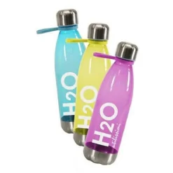 BOTTIGLIA BORRACCIA BIMBI IN PLASTICA 26 CM 650 ML VARI COLORI ASSORTITI 808104