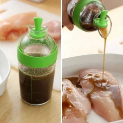 BOTTIGLIA SHAKER DISPENSER PER CONDIMENTO INSALATA OLIO SUCCHI SALSE DOSATORE