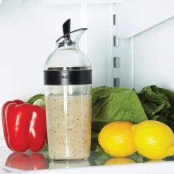 BOTTIGLIA SHAKER DISPENSER PER CONDIMENTO INSALATA OLIO SUCCHI SALSE DOSATORE