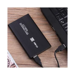 BOX CASE SUPPORTO ESTERNO PER HARD DISK HDD 2.5 SATA USB 2.0 LETTORE PORTATILE